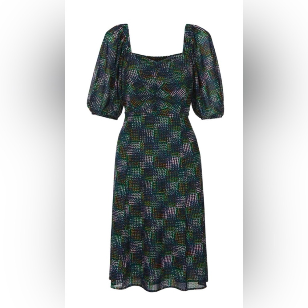 Cabi Elaine Mesh fabric Dress. Fall 2021. Retail $130. Size L. Like new!